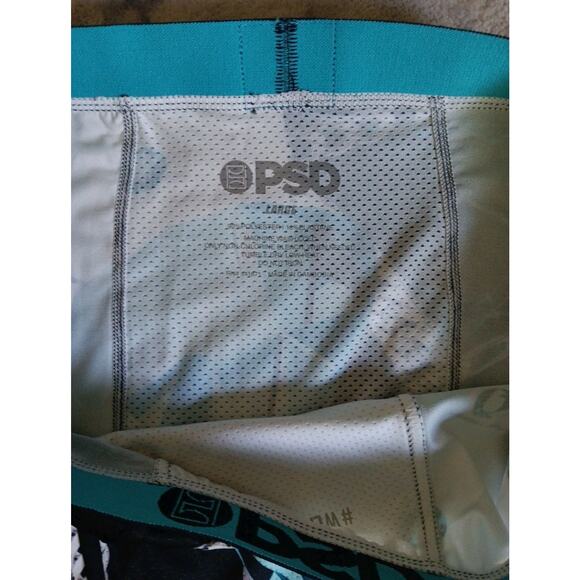 PSD Men’s Iced Silver Blue/white/black Stretch Boxer Briefs Size Large NWT - Picture 4 of 4